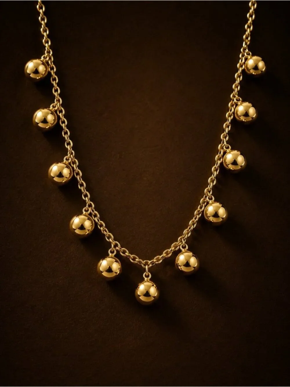 Anthropologie polished gold